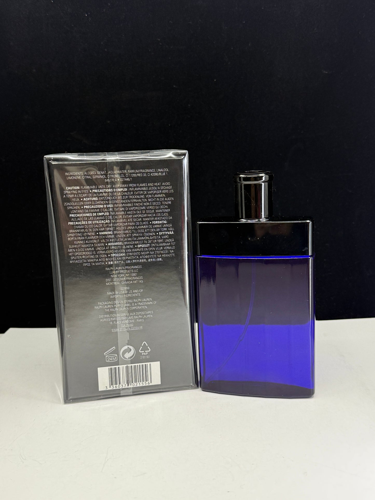 Ralph Lauren Purple Label Eau De Toilette Spray 4.2 oz New In Box