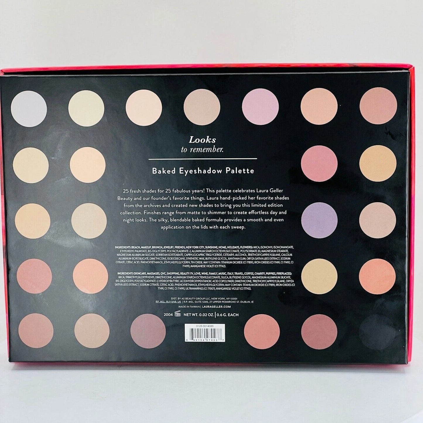 Laura Geller 25 multi-finish baked eyeshadow palette New In Box