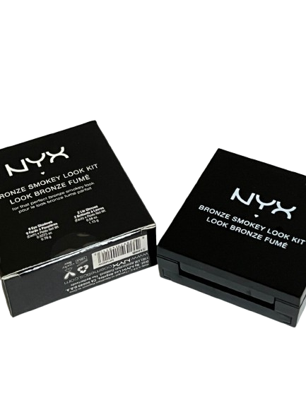NYX Bronze Smokey Look Kit 9 Eyeshadow /2 Lipglosses New In box