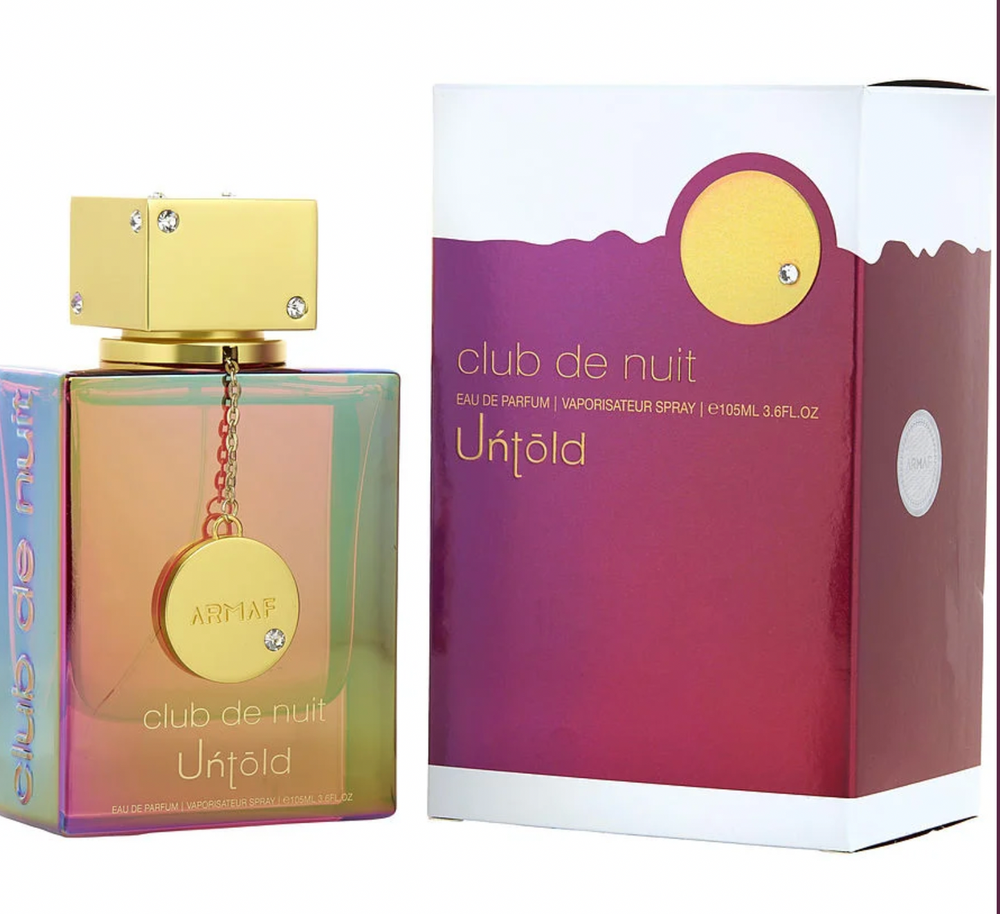Armaf Club De Nuit Untold unisex Eau De Parfum Spray 3.6 oz New In Box