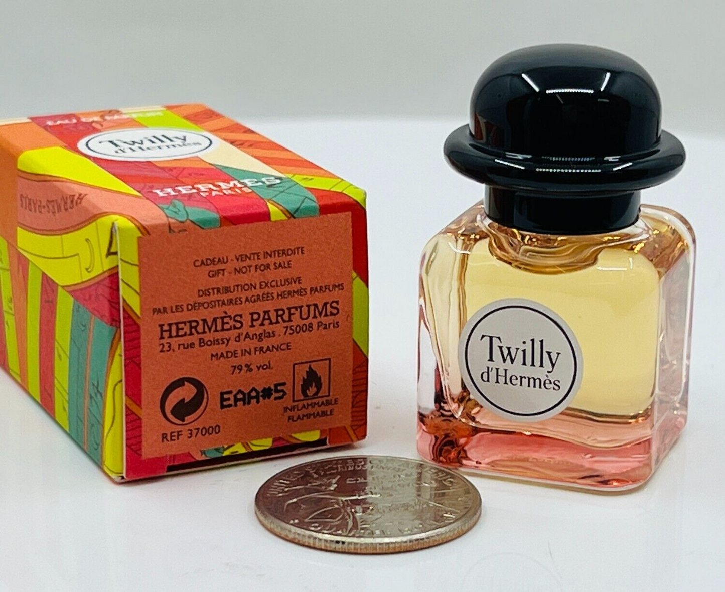 Twilly d'Hermes 7.5ml EDP MINI Splash NIB *Older Formulation