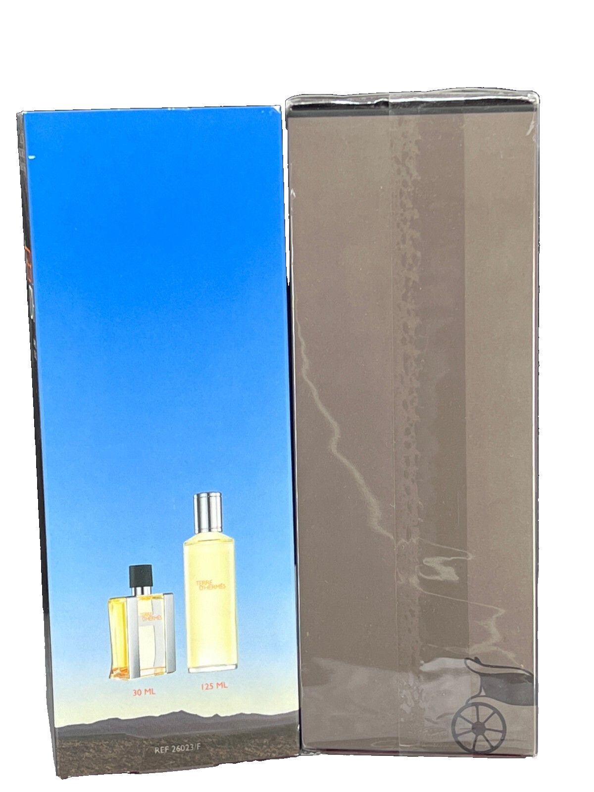 NEW Terre d'Hermes Men EDT 4.2oz + 1oz Refill Refillable Cologne New *Read More