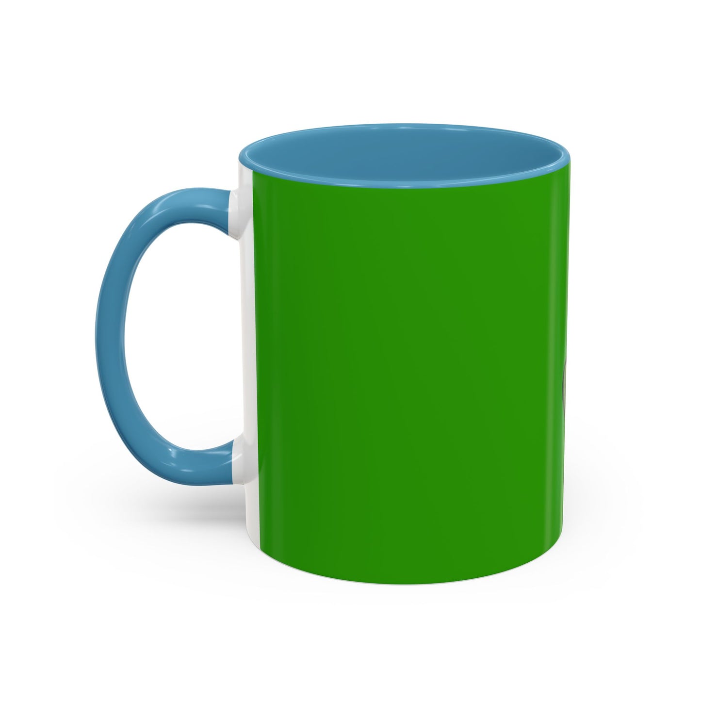 Holiday Candy Cane Mug — Festive Green Accent Coffee Cup (11/15oz)