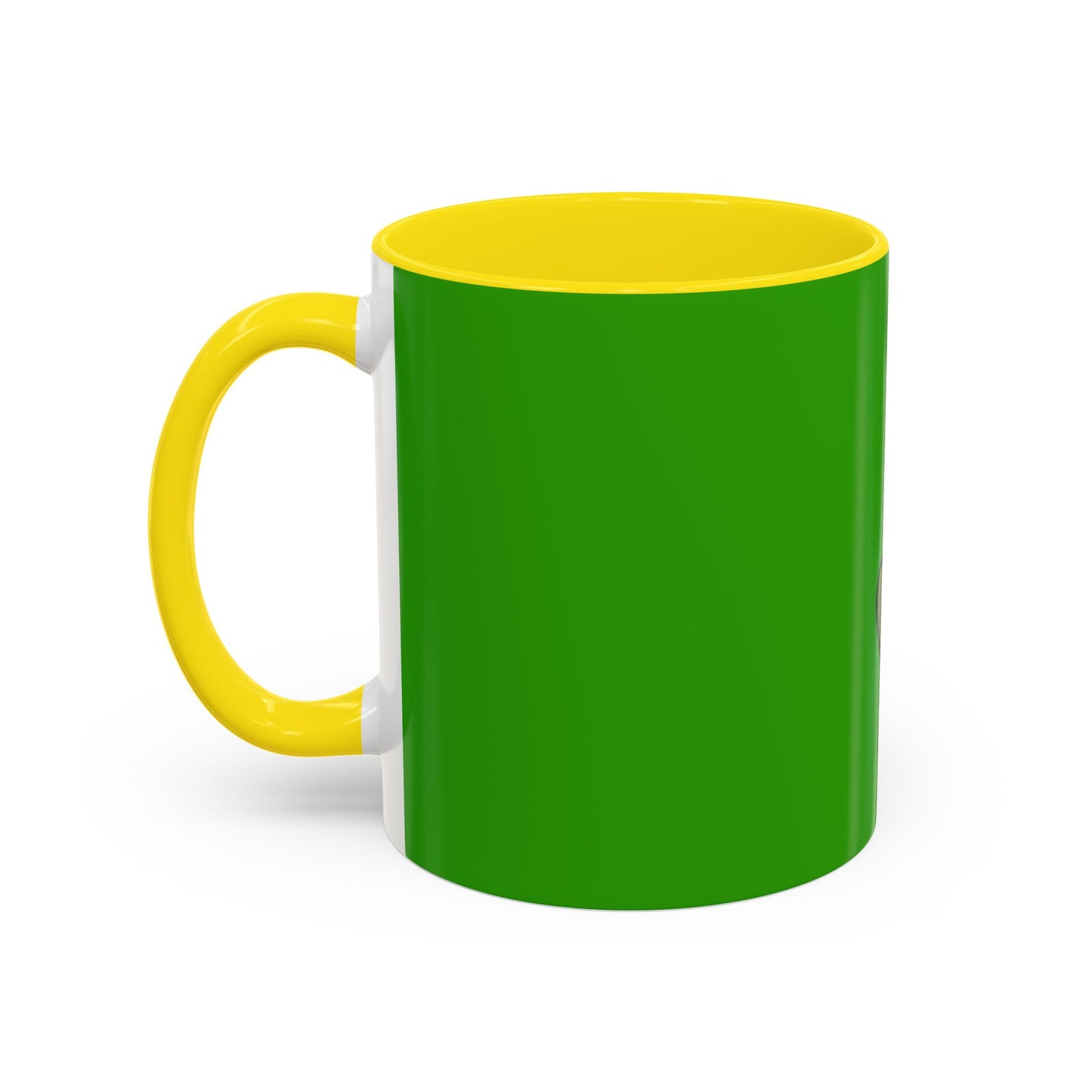 Holiday Candy Cane Mug — Festive Green Accent Coffee Cup (11/15oz)