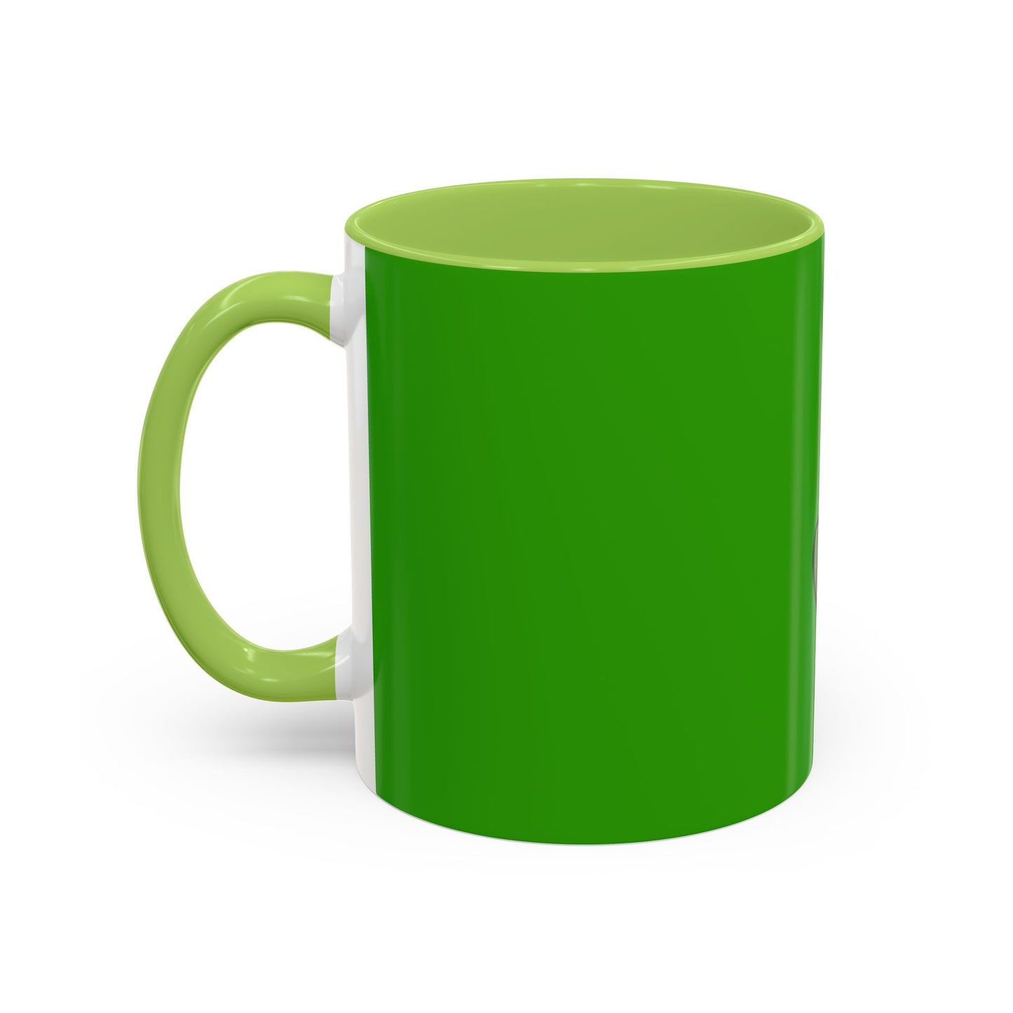 Holiday Candy Cane Mug — Festive Green Accent Coffee Cup (11/15oz)