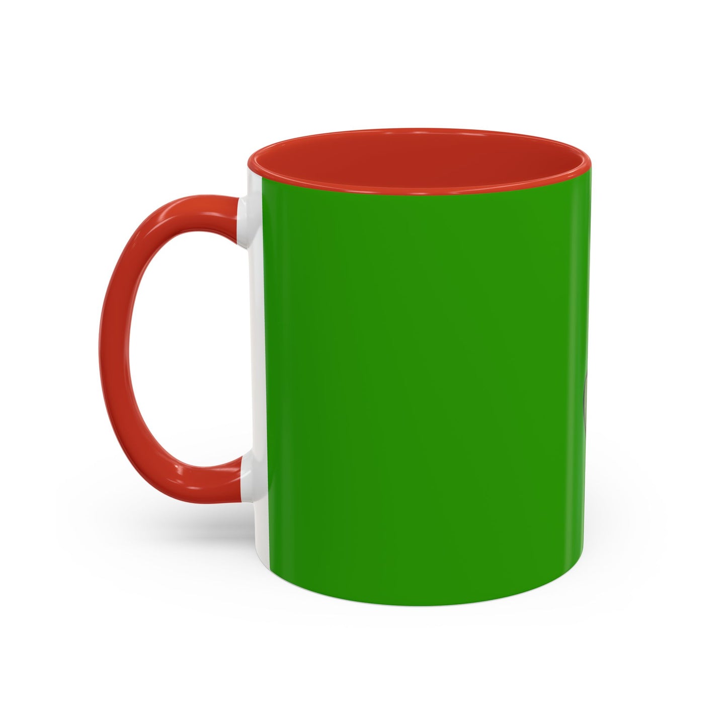 Holiday Candy Cane Mug — Festive Green Accent Coffee Cup (11/15oz)