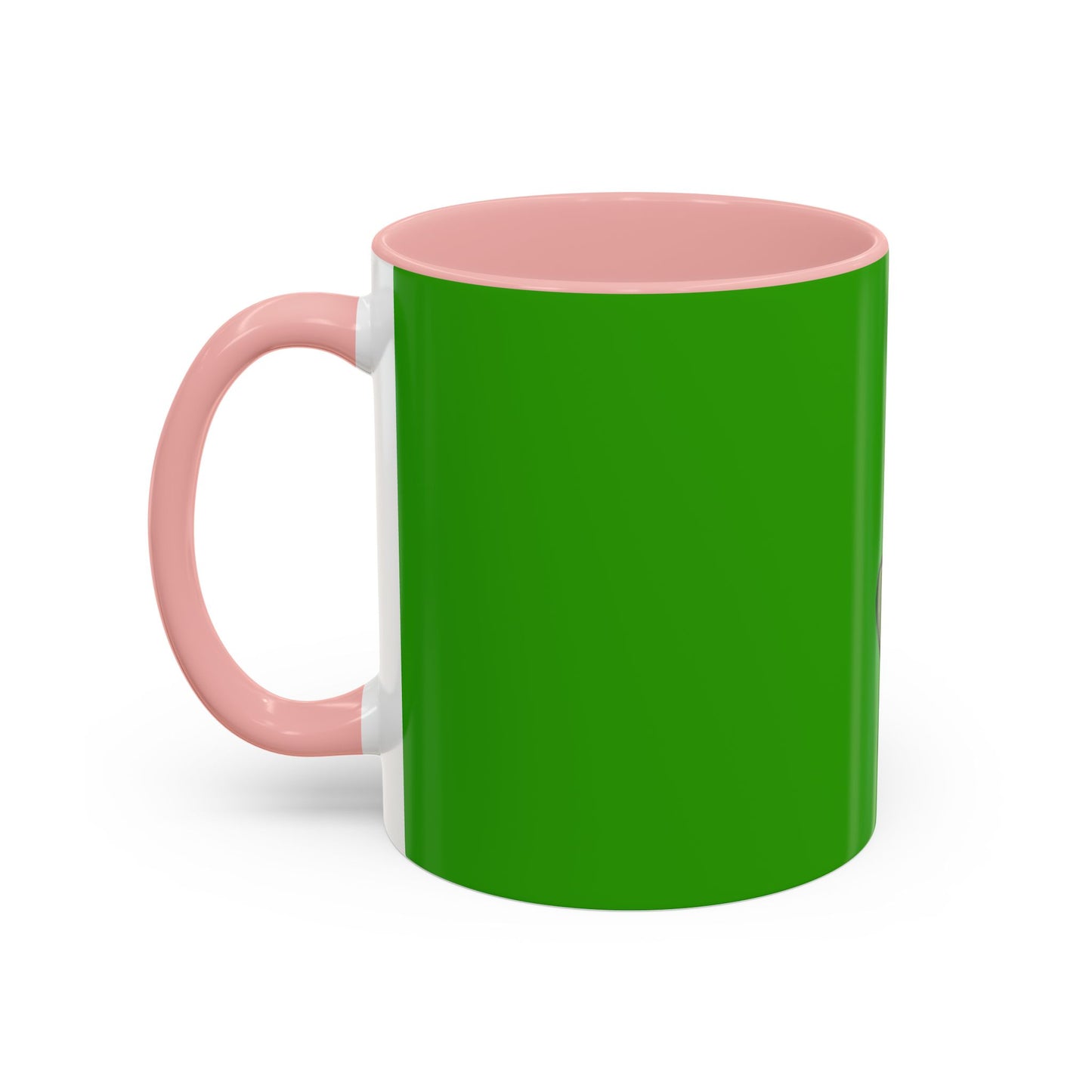 Holiday Candy Cane Mug — Festive Green Accent Coffee Cup (11/15oz)