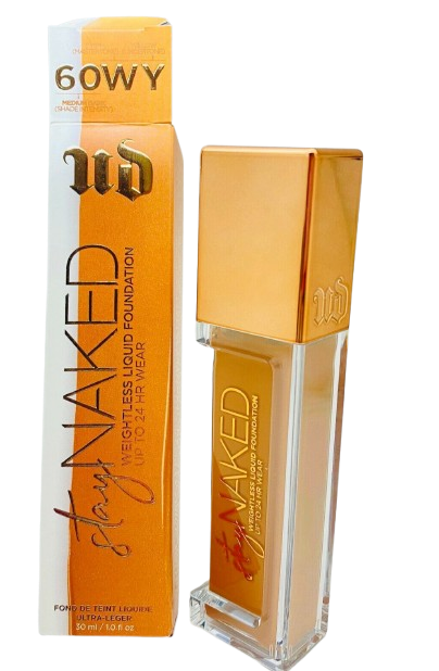 Urban Decay Stay Naked #60WY Weightless Liquid Foundation - 30ml/ 1oz - NIB