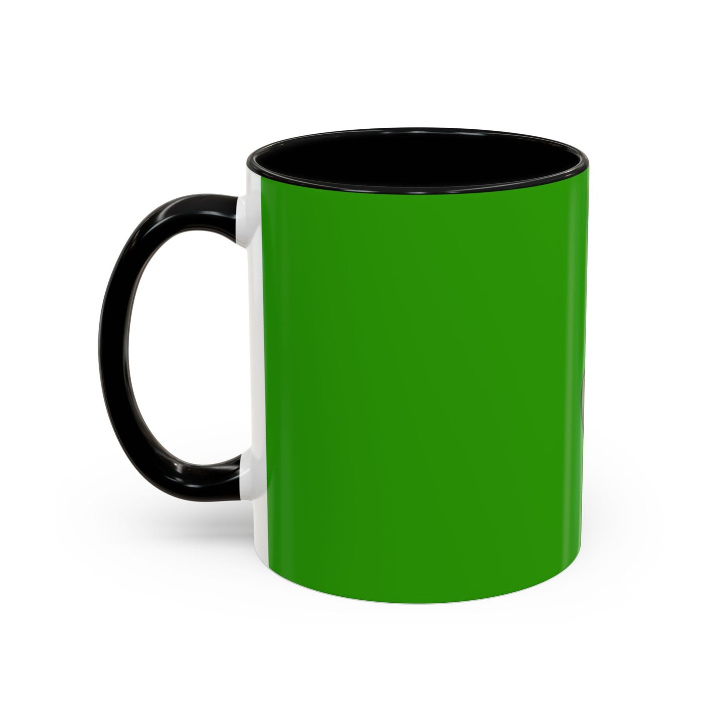 Holiday Candy Cane Mug — Festive Green Accent Coffee Cup (11/15oz)