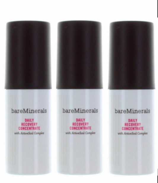 BareMinerals Daily Recovery Concentrate 2 oz/60 ml- (LOT OF 3)
