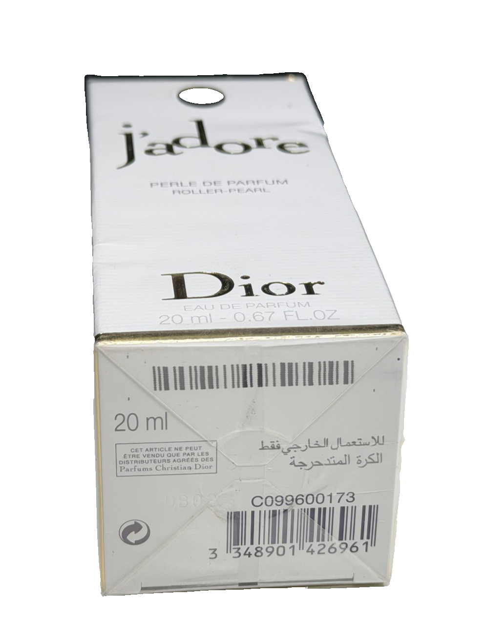 NEW Dior J'adore Roller Pearl Eau De Parfum Roller Pearl 0.67 oz 20 ml *See Details