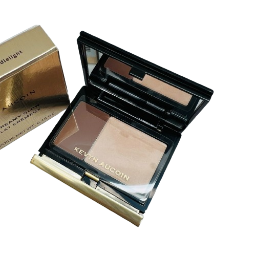 Kevyn Aucoin The creamy glow Duo #4(SculptingMedium/Candlelight) - 0.16oz- NIB