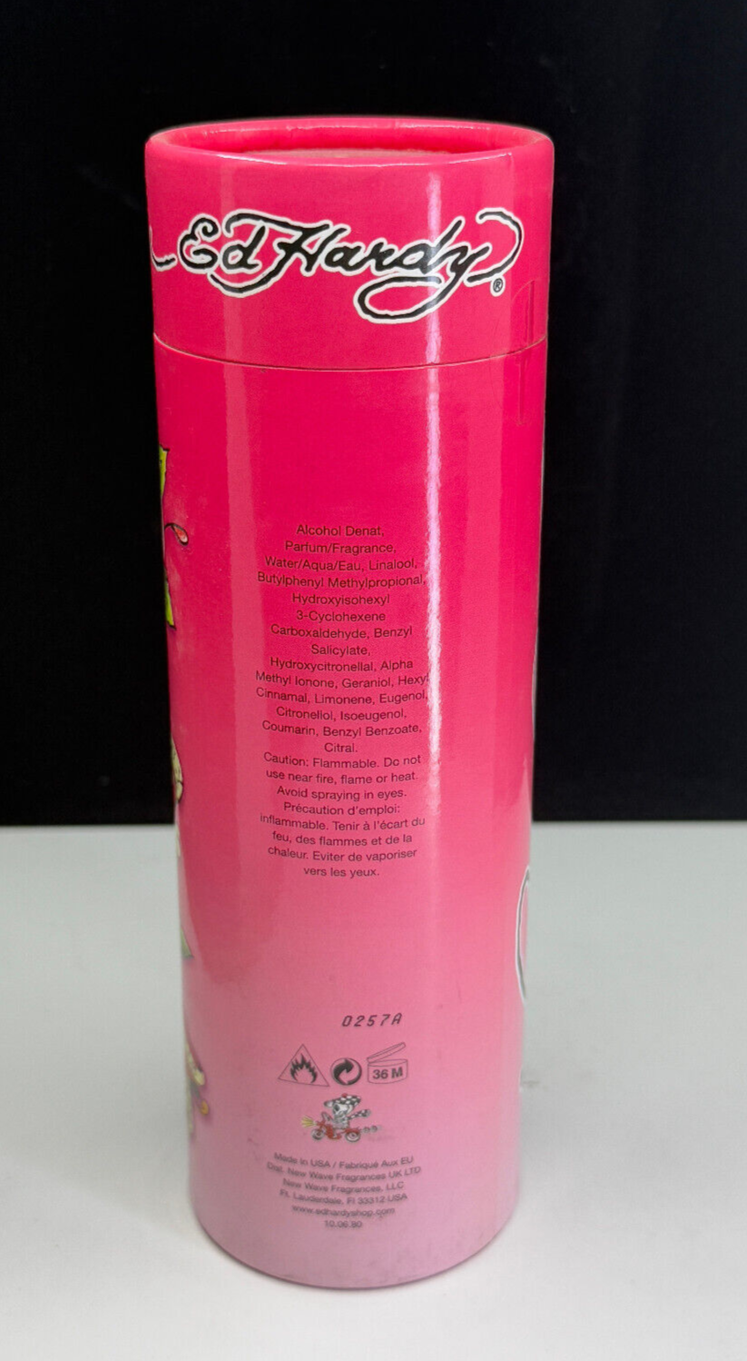 Ed Hardy Eau De Parfum Floral Natural Spray for Women 3.4 oz New In Box
