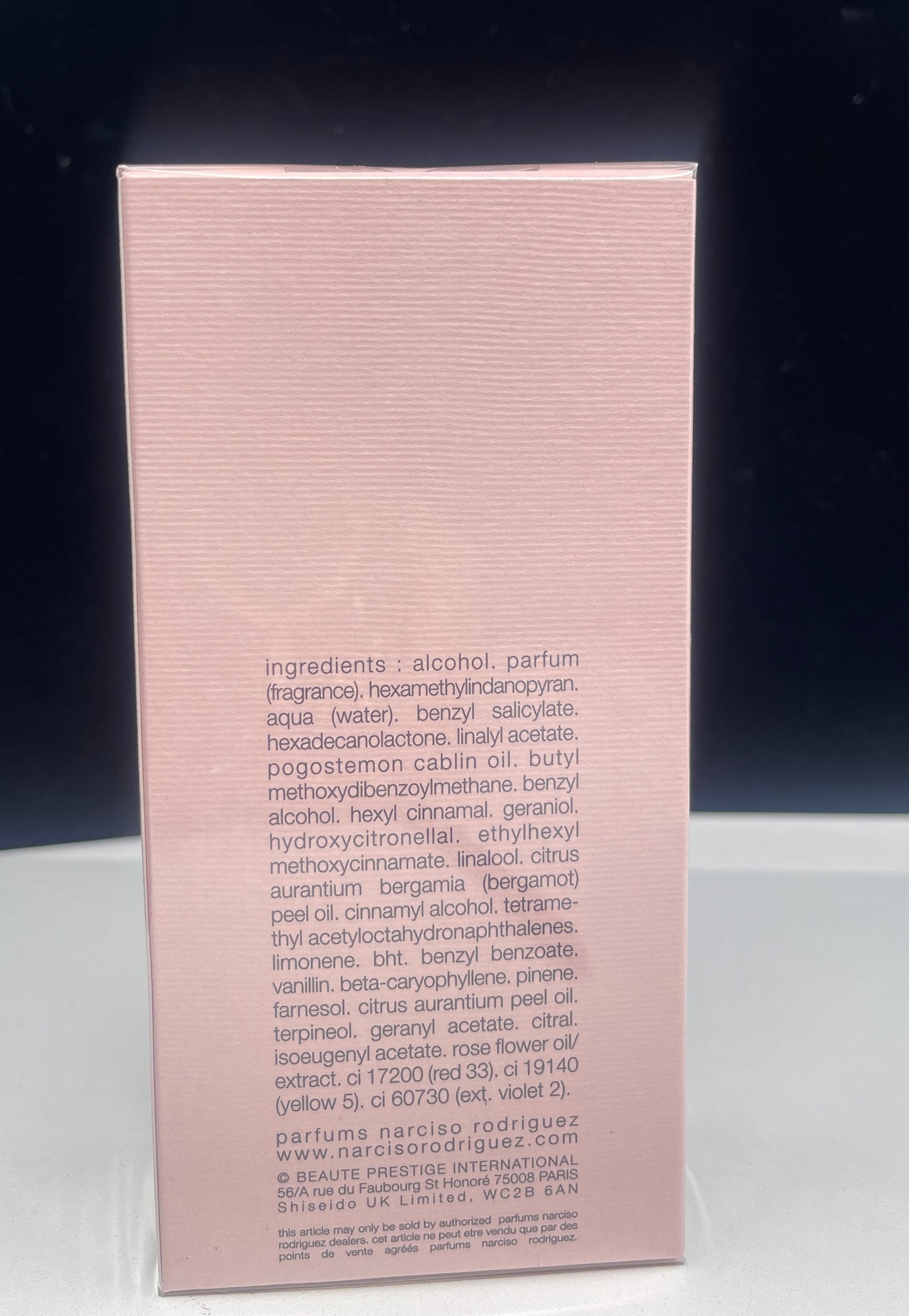 NARCISO RODRIGUEZ FOR HER EAU  De Toilette 3.3 oz. Spray.