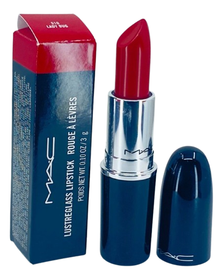 MAC Lustreglass Lipstick #510 LADY BUG  0.10 oz  New In Box