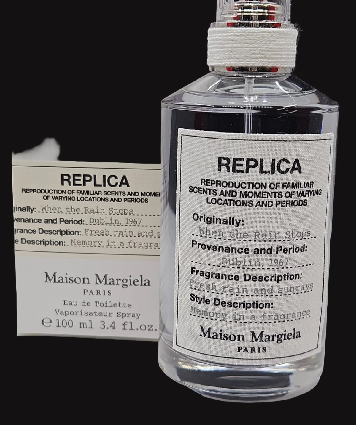 Replica When The Rain Stops By Maison Margiela EDT Spray 3.4oz New In Box