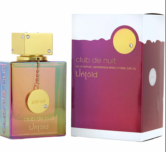 Armaf Club De Nuit Untold unisex Eau De Parfum Spray 3.6 oz New In Box