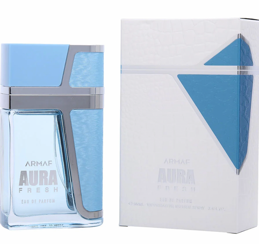 Armaf Aura Fresh men Eau De Parfum Spray 3.4 oz New In Box