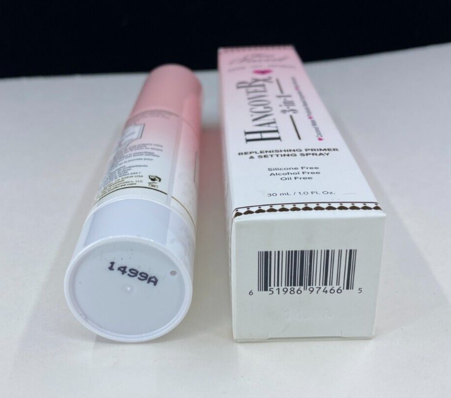 Too Faced Primer & Setting Spray Hangover 3 in 1 Replenishing 1 oz NIB