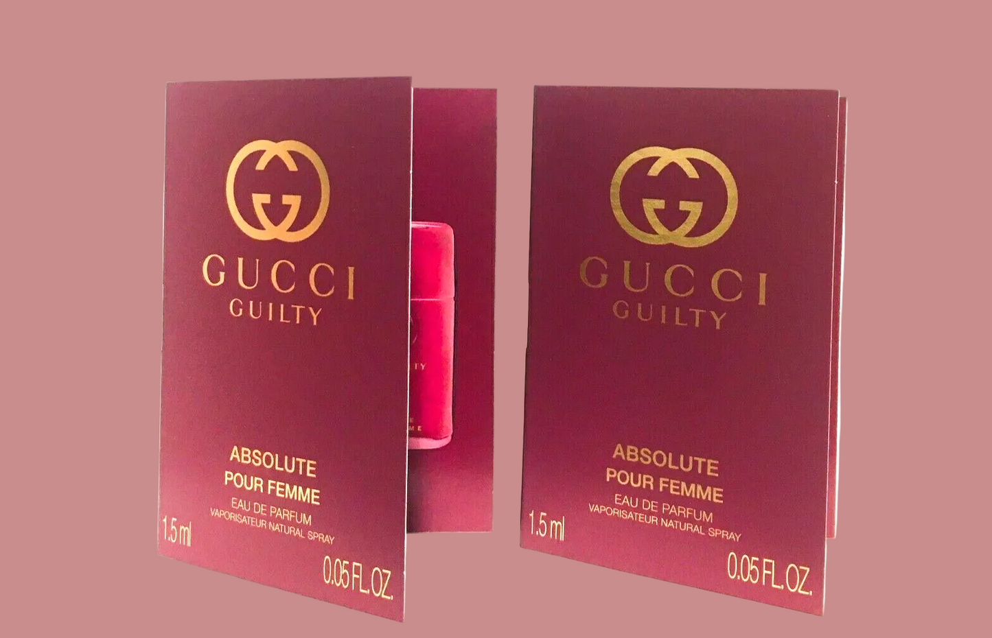 Gucci Guilty Absolute Pour Femme Eau de Parfum Vials - 1.5ml - ( LOT OF 2 )