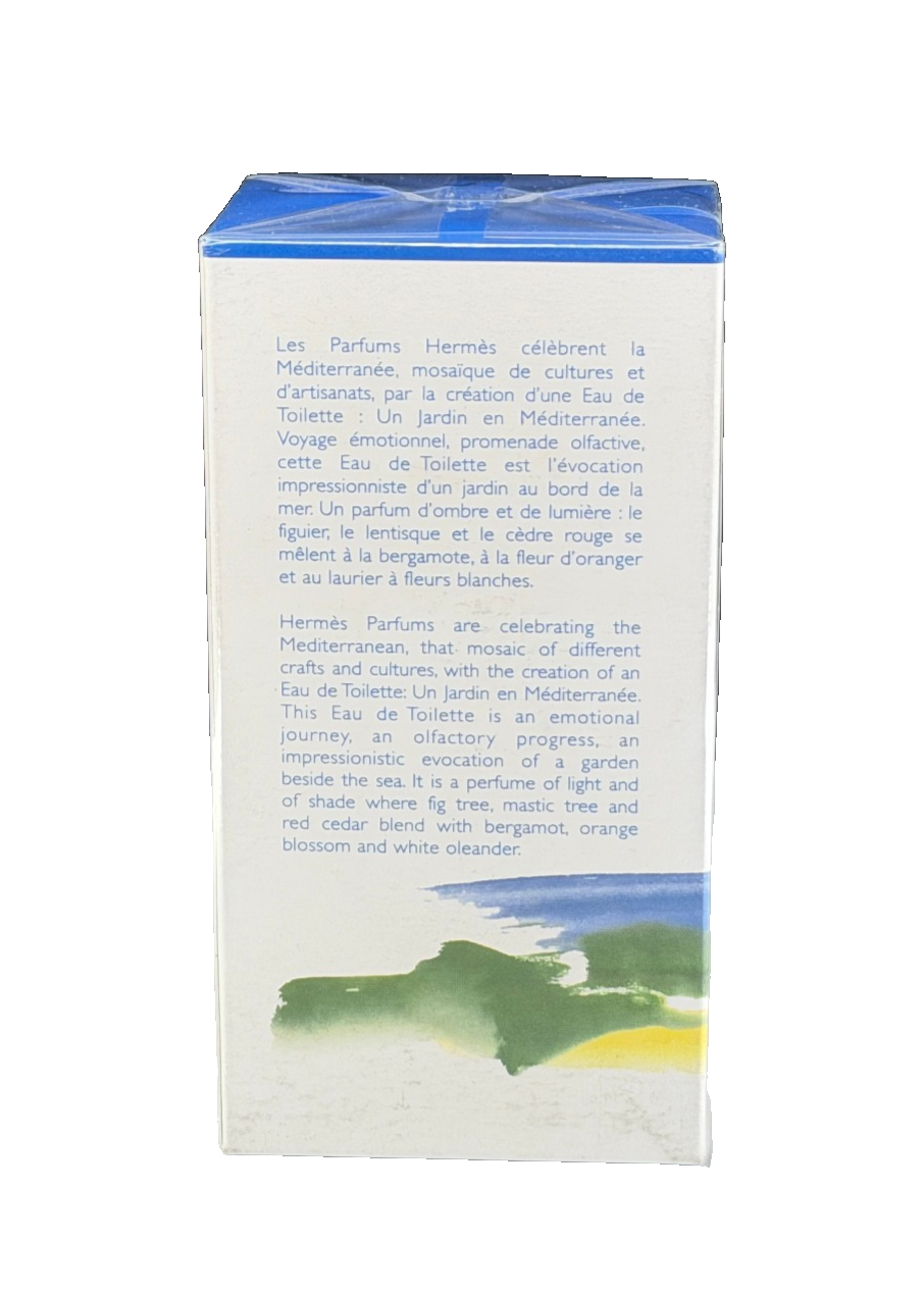 NEW HERMES Un Jardin en Mediterranee EDT Spray 1.6 oz Older Formulation *CHECK