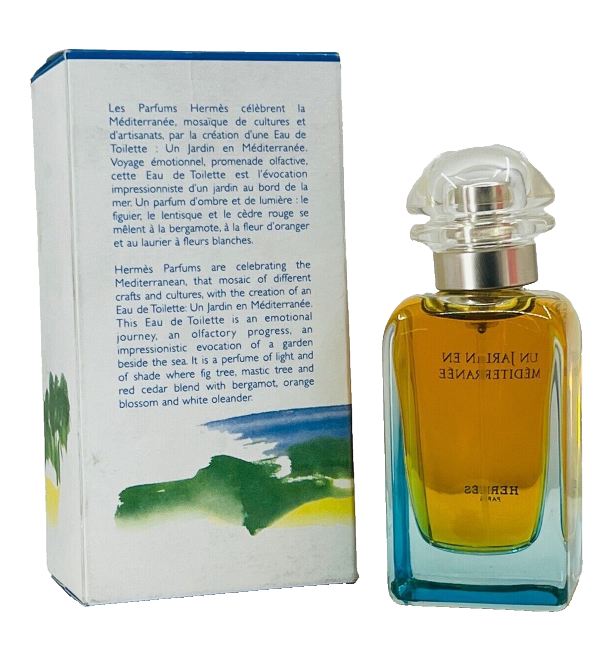 NEW HERMES Un Jardin en Mediterranee EDT Spray 1.6 oz Older Formulation *CHECK