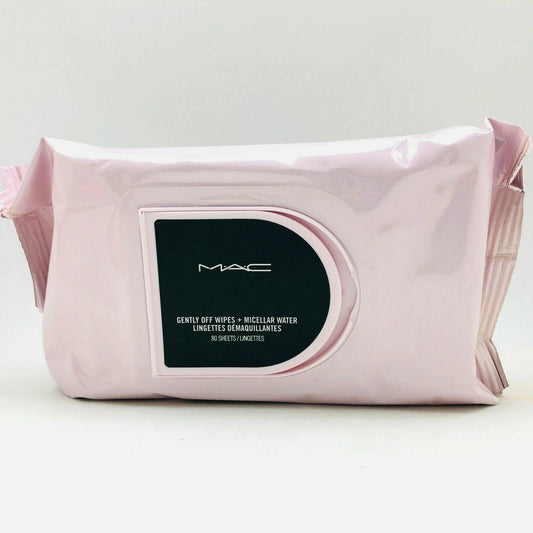 MAC Gently Off Wipes + Micellar Water Makeup Remover 80 Sheets - NEW